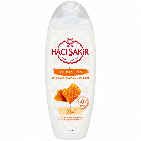 Hacı Şakir Schampoo & Haarcreme 2in1 mit Honig 500ml