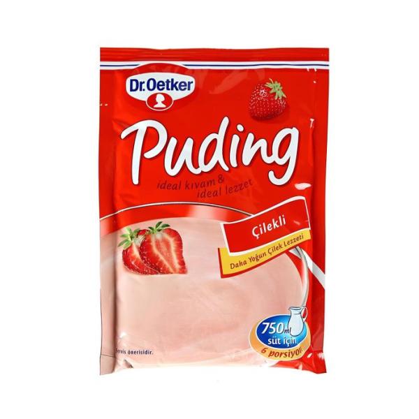 Dr. Oetker Pudding mit Erdbeeren 120g