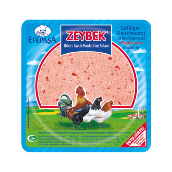 Efepaşa Geflügelfleischwurst mit Paprika 200g