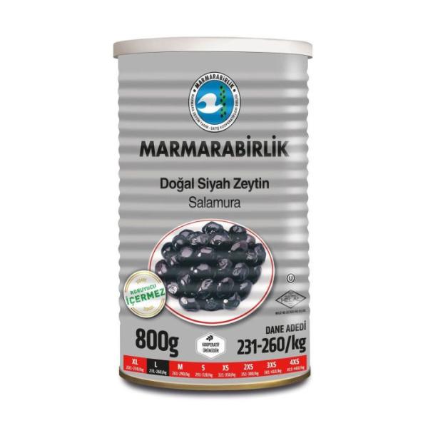 Marmarabirlik Schwarze Oliven (Hiper) 800g