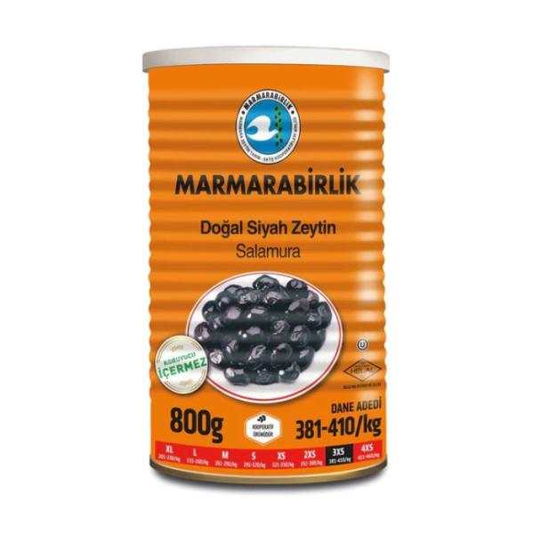Marmarabirlik Schwarze Oliven (lüks) 800g