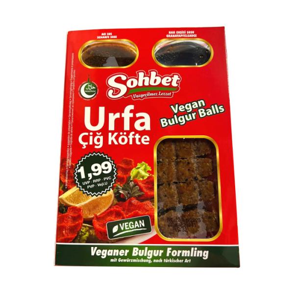 Sohbet Urfa Cig Köfte Vegetarischer Bulgur Spezialität 340g