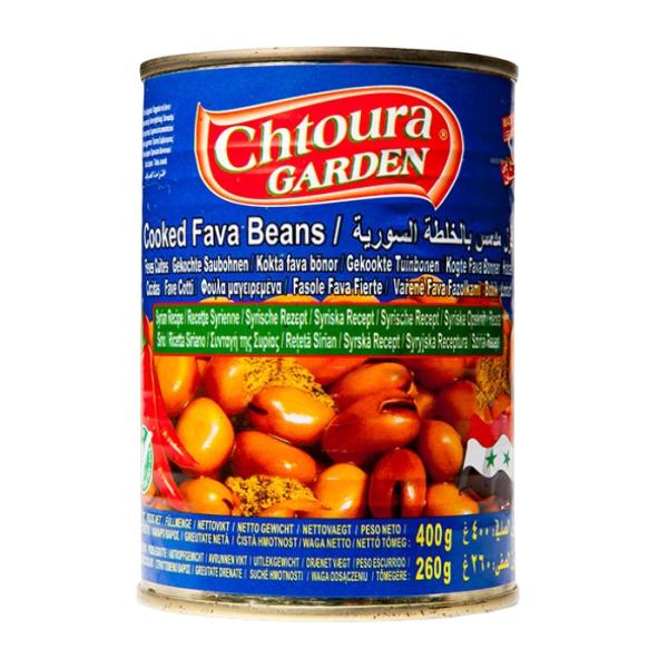 CHTOURA gekochte Saubohnen Syrische Art 260g