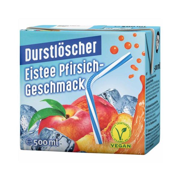 Durstlöscher Eistee Pfirsich 500ml