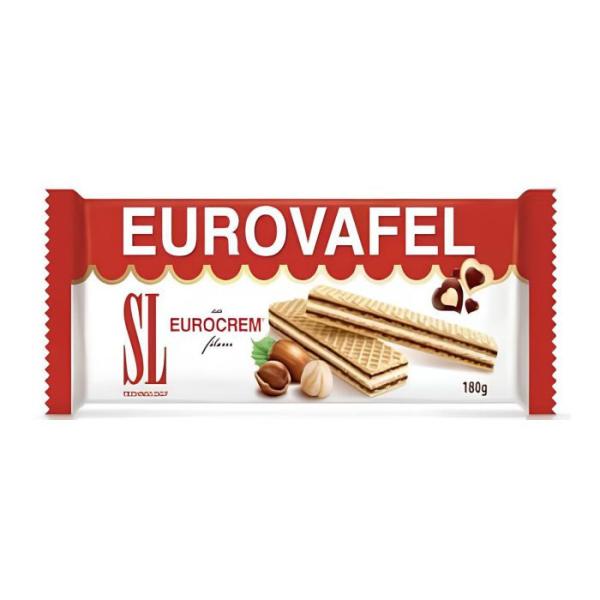 Eurovafel Waffelschnitten mit Haselnussgeschmack 180g