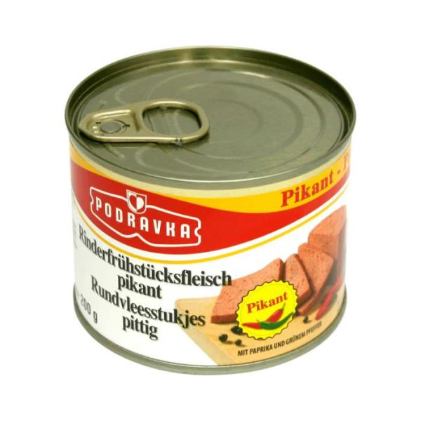 Podravka Rinderfrühstücksfleisch pikant 200g
