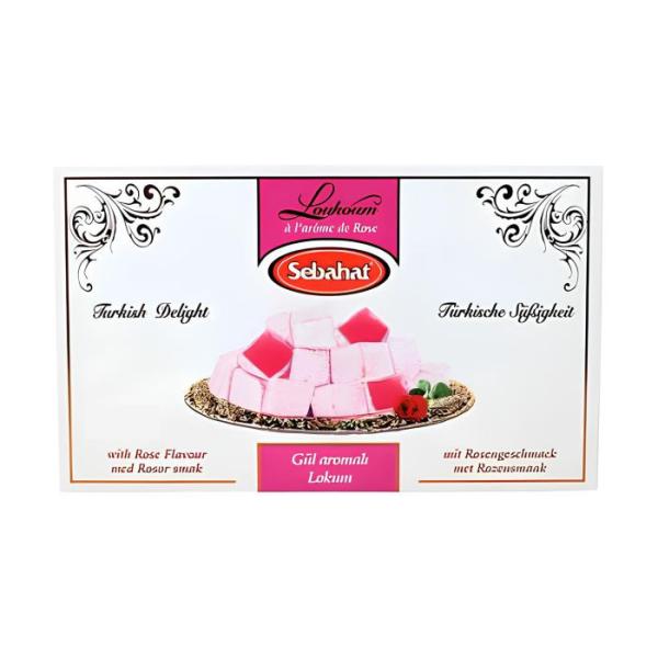 Sebahat Türkish Delight mit Rosengeschmack 400g