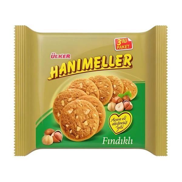 Ülker Hanimeller Kekse mit Nuss 3-er Pack 246g