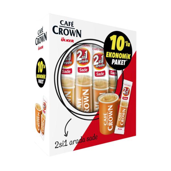 Ülker Cafe Crown 2in1 (ohne Zucker) 10x11g=110g